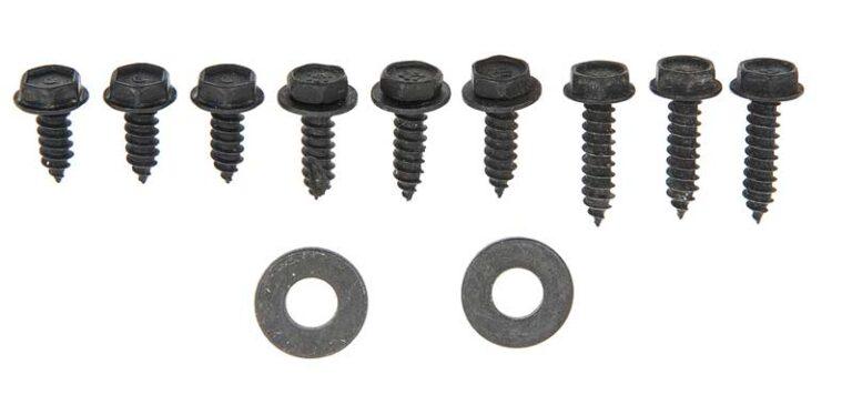 OER Heater Core Mounting Strap Hardware Set For 1967-1981 Camaro, Firebird, GTO, Nova