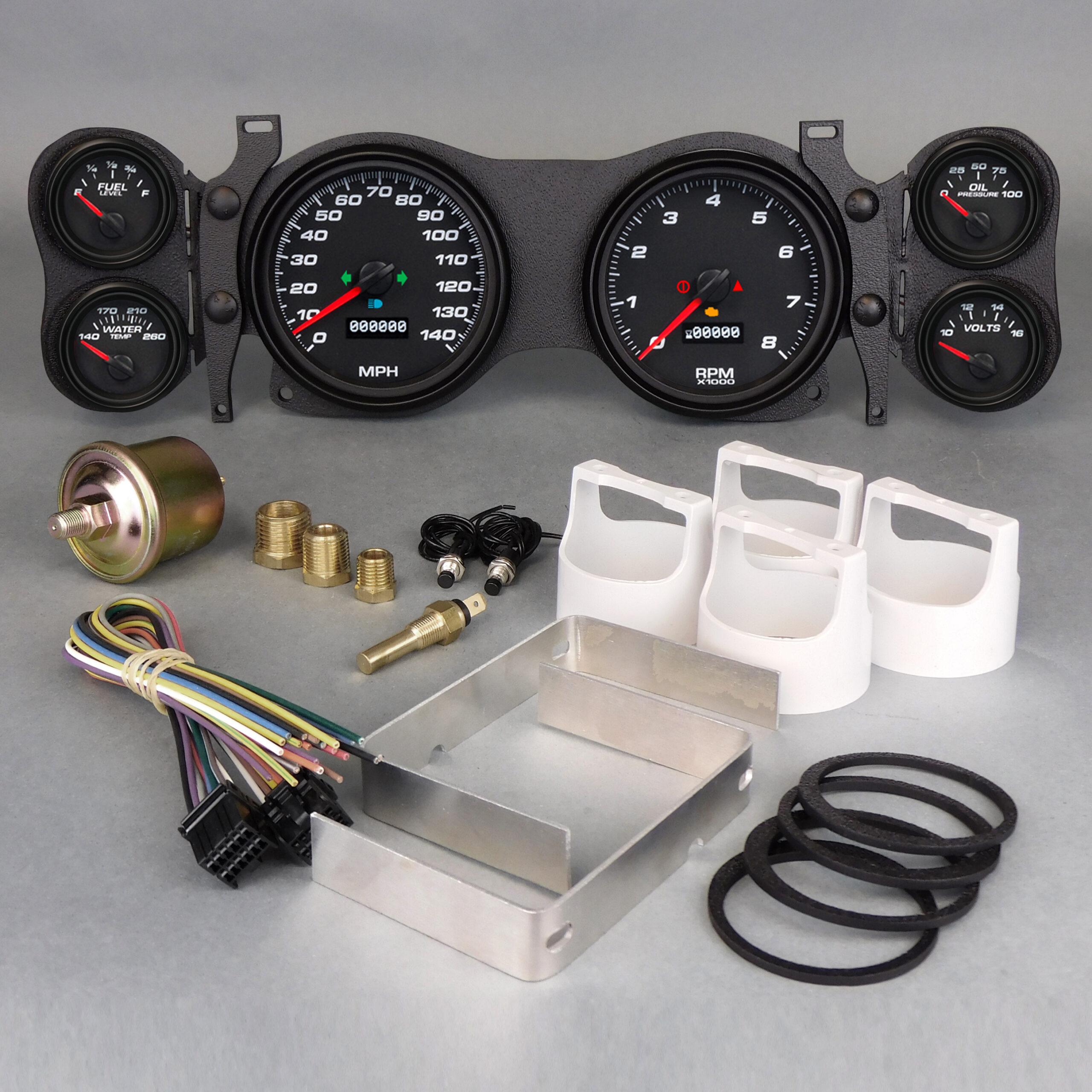 1970-78 Chevrolet Camaro Performance Direct Fit Gauge System Black ...