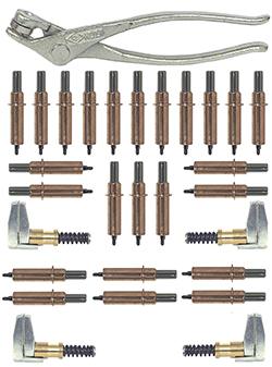 29 Piece Clecos Sheet Metal Fastener Kit - OER - Restoration Performance