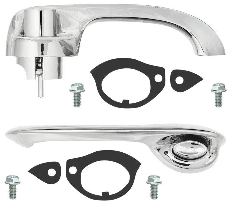 RestoParts Chrome Door Lock Knob Set GTO 442 Chevelle Skylark Grand