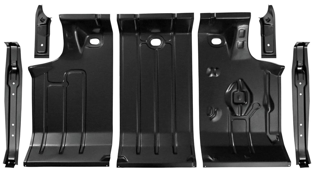 Chevrolet Chevy Chevelle Trunk Floor Pan 7 Piece Kit 1964-1967 Made in USA