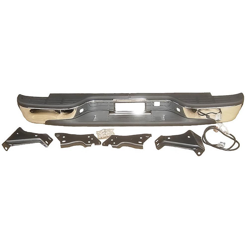 Chevy Stepside Rear Bumper 1999-07 Chevrolet, GMC GMT800 Stepside Pickup Rear Step Bumper With ...